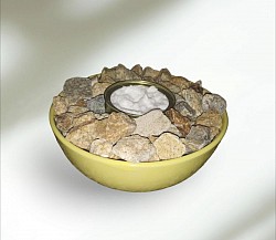 Fogón de Bioetanol de un quemador en cerámica térmica modelo arena 2023. Costo $750