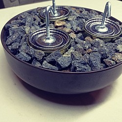 Fogón de Bioetanol de tres quemadores en cerámica térmica. Costo $1800