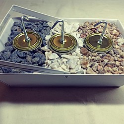 Fogón de Bioetanol de tres quemadores en metal. Costo $2000